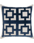 Novel Estate - 22" x 22" NV Corbin Pillow - Navy Blue
