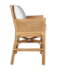 Pacific - Rattan Counter Stool - Brown / White