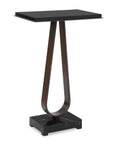 Galloway - Minimalist Accent Table - Black / Bronze