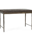 Malo - 28" Leather Bench