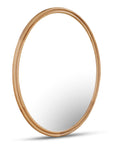 Alcott - Accent Oval Mirror - Light Brown