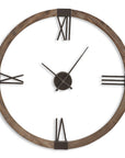 Marcelo - Modern Wall Clock - Light Brown