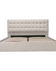 Sebastion - King Storage Bed - Cream