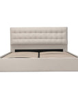 Sebastion - King Storage Bed - Cream
