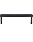 Post - Large Dining Table - Black Oak