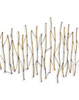 Nature's Rhythm - Metal Wall Decor - Gold