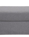 Coastal Living Outdoor / Brooke - Outdoor Ottoman, Special Order - Dark Gray