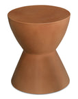 Hourglass - Outdoor Stool - Light Brown