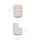 Dane - Swivel Chair - Oatmeal