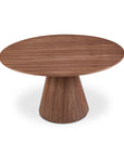 Otago - 54" Round Dining Table - Natural Walnut