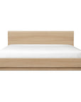 Round Off - King Bed - Natural Oak