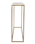 Redmond - Sofa Counter Table - Gold / White
