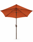 Rust Orange Outdoor Patio Umbrella