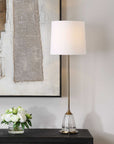 Alistair - Brass Buffet Lamp - Bronze