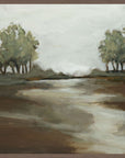 Maine - 48" x 72" Painting By Buddy Whitlock - Green / Dark Brown