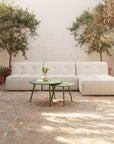 Kari - Outdoor Nesting Coffee Table - Green