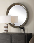 Neve - Round Mirror - Bronze