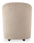 Drava - Rolling Dining Chair - Beige