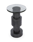 Callen - Round Accent Table - Antique Nickel