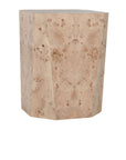 Avena - Burl Wood Square End Table - Natural