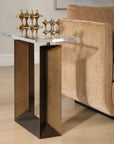 Mcelroy - Modern Side Table - Bronze
