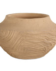 Sandstone Flow - Small Terracotta Vase - Light Brown