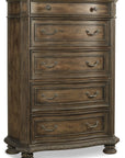 Rhapsody - 5-Drawer Chest - Dark Brown