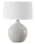 Dribble - White Glaze Table Lamp