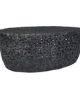 Rivington - Outdoor Pebble Coffee Table - Black