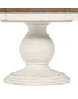 Americana - Round Pedestal Dining Table With One 22" Leaf