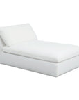 Miles - Outdoor Chaise - White
