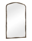 Hammered Antique - Arch Mirror - Nickel
