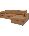 Burrow - Sleeper Sectional With Right Storage Chaise - Ginger