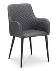 Cantata - Vegan Leather Dining Chair (Set of 2) - Slate