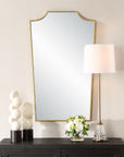 Demure - Antique Gold Mirror - Gold