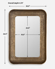 Alvaro - Antique Brass Mirror