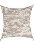 Stonework - 22" x 22" Pillow - Natural