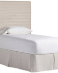 Oasis - Upholstered Twin Headboard - Beige / Gray