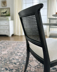 Charleston - Upholstered Seat Side Chair (Set of 2) - Black