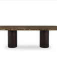 Daphne - Dining Table Large - Dark Emperador Marble / Brown