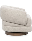 Chassia - Swivel Accent Chair - Pearl Silver