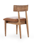 Alvaro - Leather Dining Chair (Set of 2) - Golden Wheat