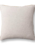 Jai - 22" x 22" Accent Pillow - Natural
