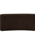 Naomi - Convex Sofa - Dark Brown