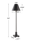Pilot - Black Buffet Lamp