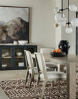 Linville Falls - North Fork Rectangle Dining Table With 1-24" Leaf - Gray