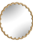 Cerrito - Round Mirror - Burnished Ivory
