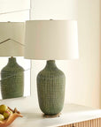 Dulcich - Grid Table Lamp - Green