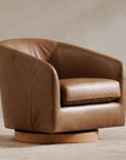 Oscy - Swivel Chair - Tan
