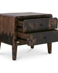 Iris - Nightstand - Distressed Black